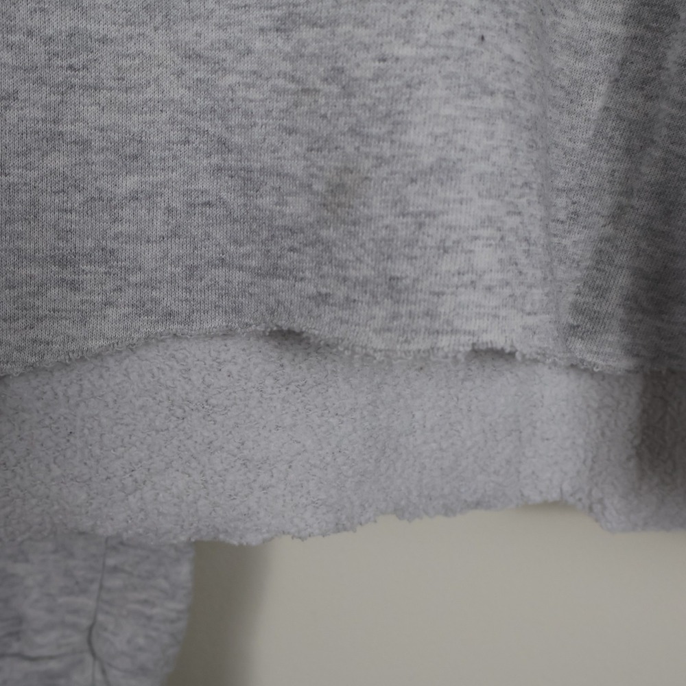 Vintage 90s Discus Athletic Big Logo Cropped Sweatshirt Gray 2XL Tall 26x27 - Picture 7 of 16